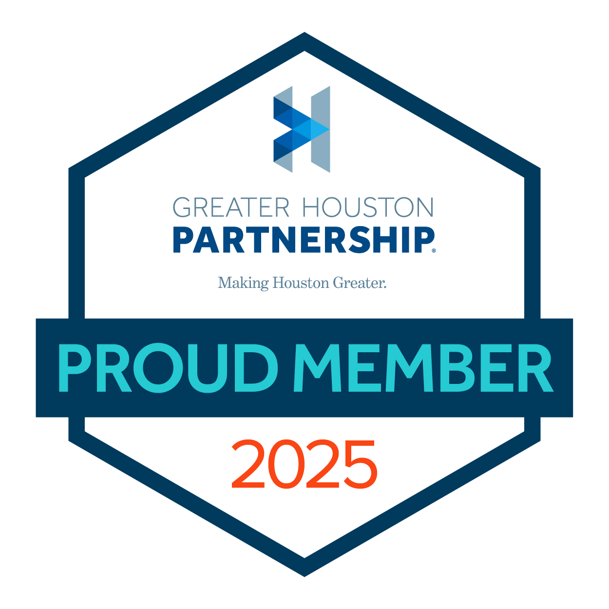GHP_proud Member_2025 Greater Houston Partnership Member Badge 2025